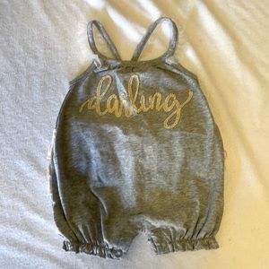 Mudpie 0-6 month romper